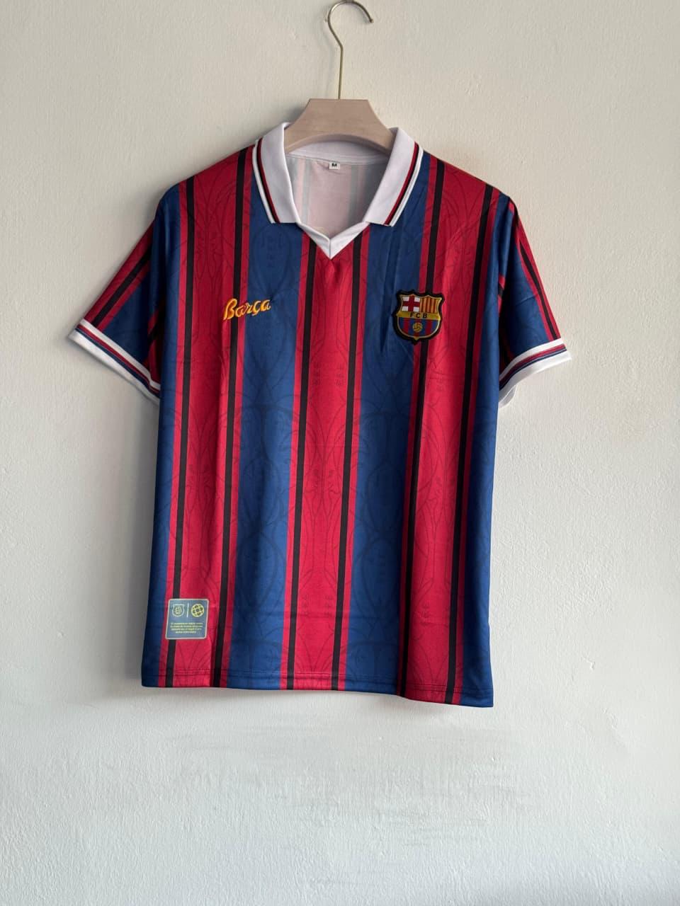 Barcelona 125th Special Edition Kit Messi Polo Five Sleeve at vamstore | Football Jersey India