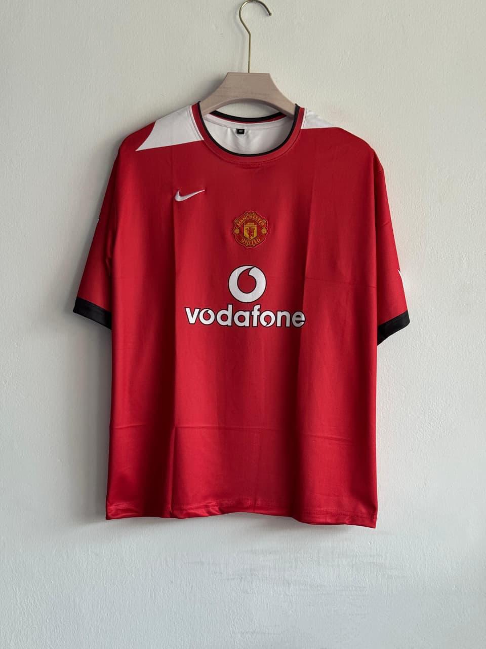 Manchester United 2003 2004 Home Kit Ronaldo Vodafone at vamstore | Football Jersey India