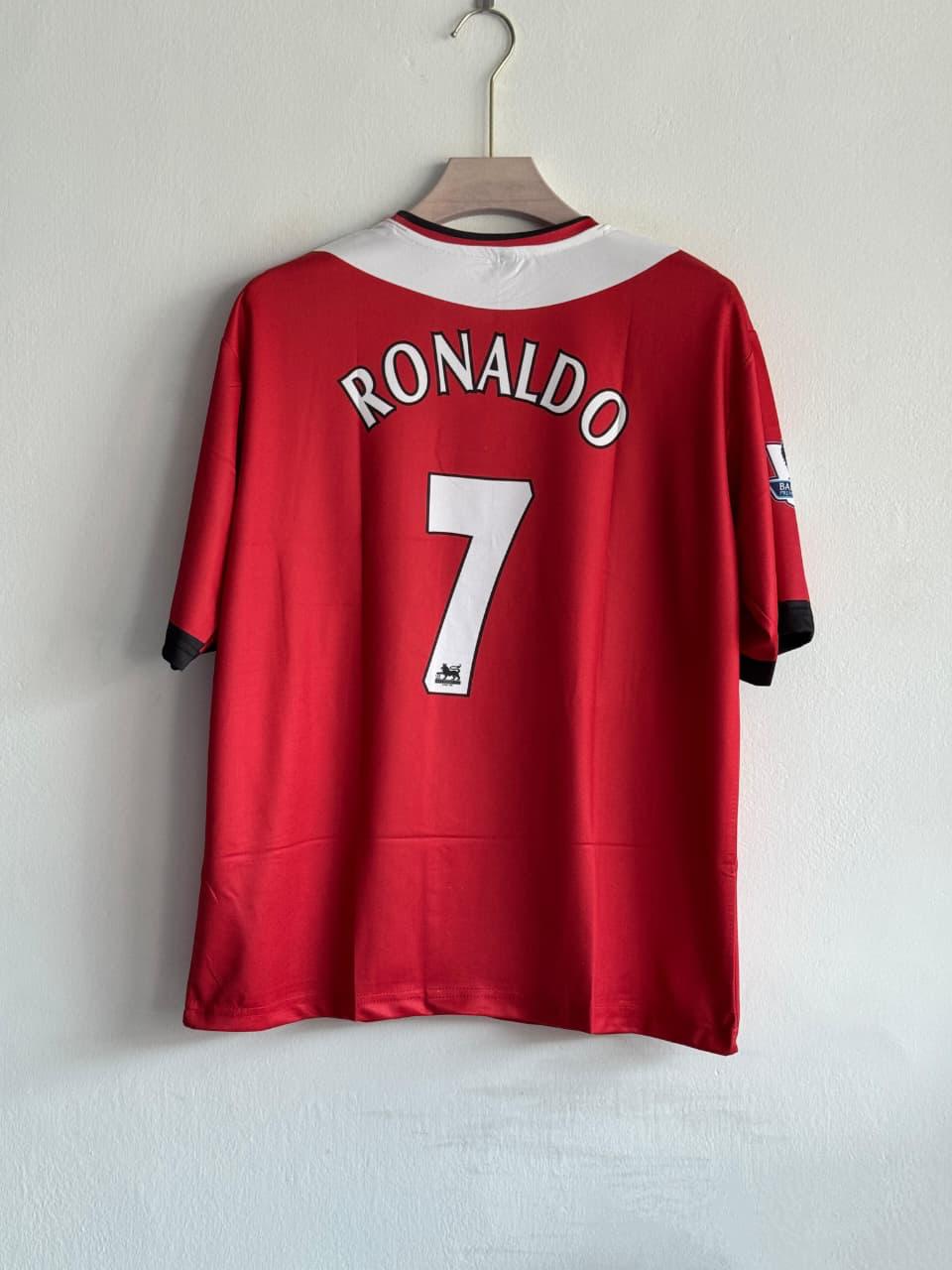 Manchester United 2003 2004 Home Kit Ronaldo Vodafone at vamstore | Football Jersey India