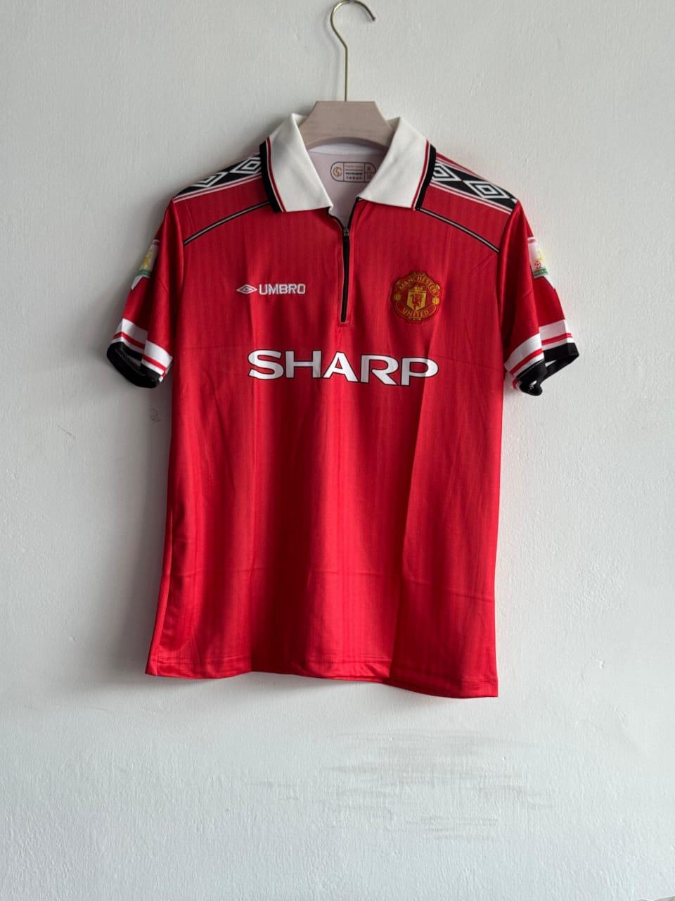 Manchester United 1998-99 Home Kit Beckham Polo Premium | vamstore India
