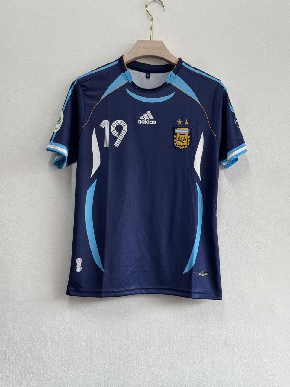 Argentina 2006-07 Away Kit Messi #19 Embroidery Premium | vamstore India