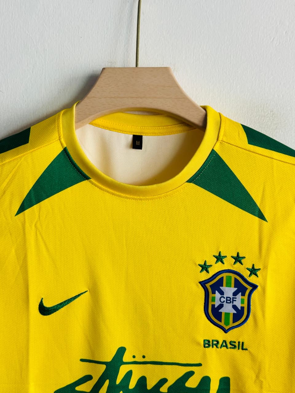 Brazil x Stussy 2002 Concept Home Kit Ronaldo Embroidery | vamstore India