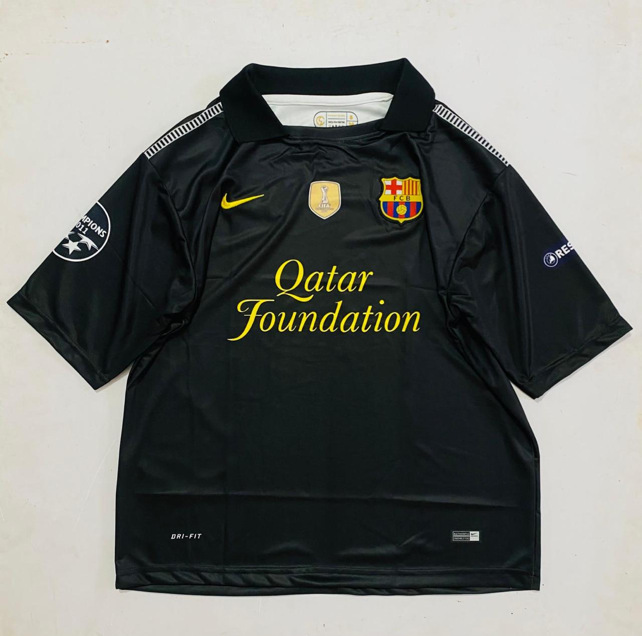 Barcelona 2011-12 Away Kit Messi Embroidery Premium | vamstore India