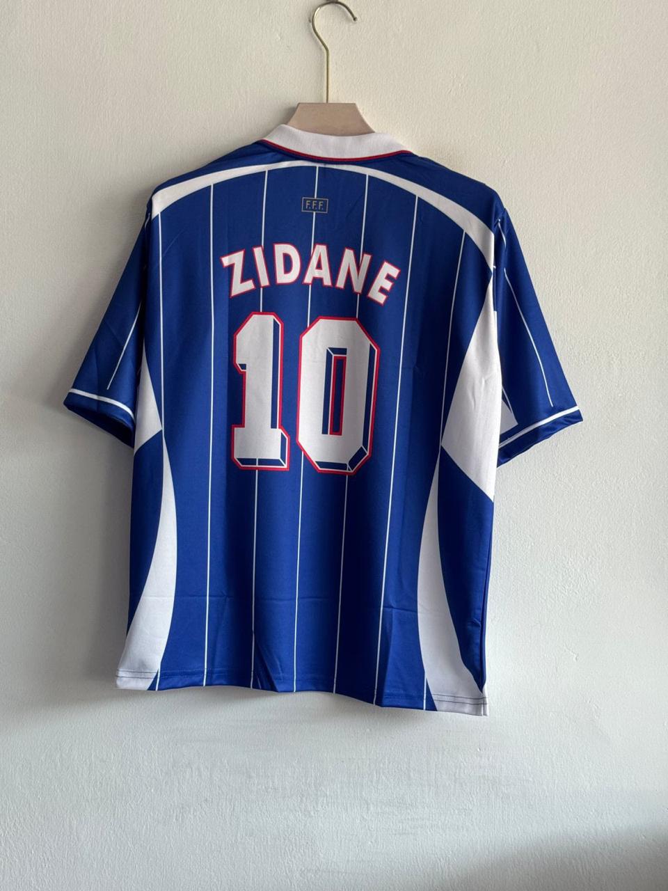 France Fantasy Kit Zidane Five Sleeve Polo at vamstore | Football Jersey India