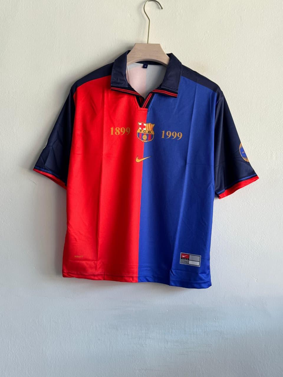 Barcelona 1999 Centenary Retro Five Sleeve Jersey | vamstore India