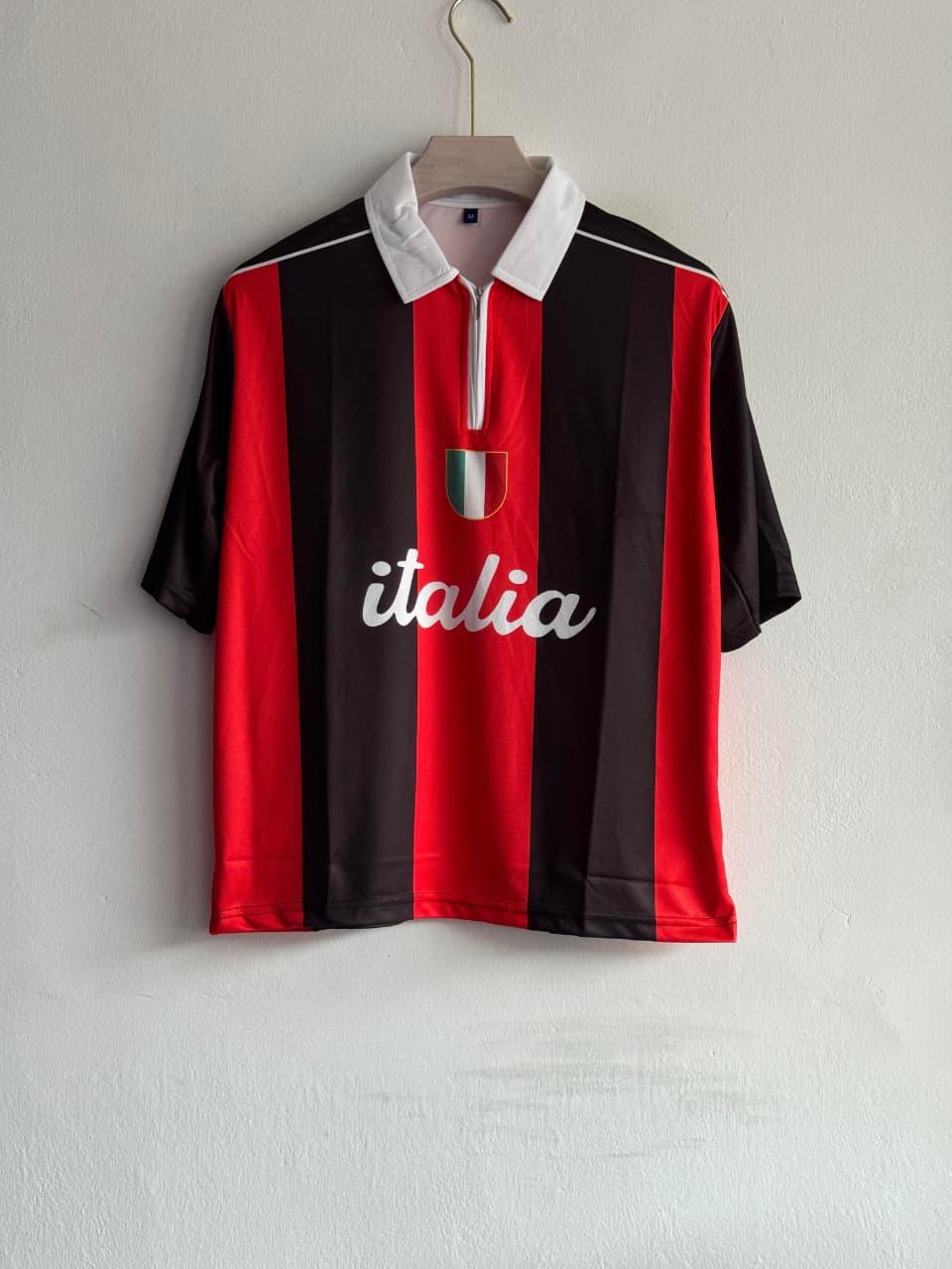 AC Milan Special Edition Italia Polo Five Sleeve at vamstore | Football Jersey India