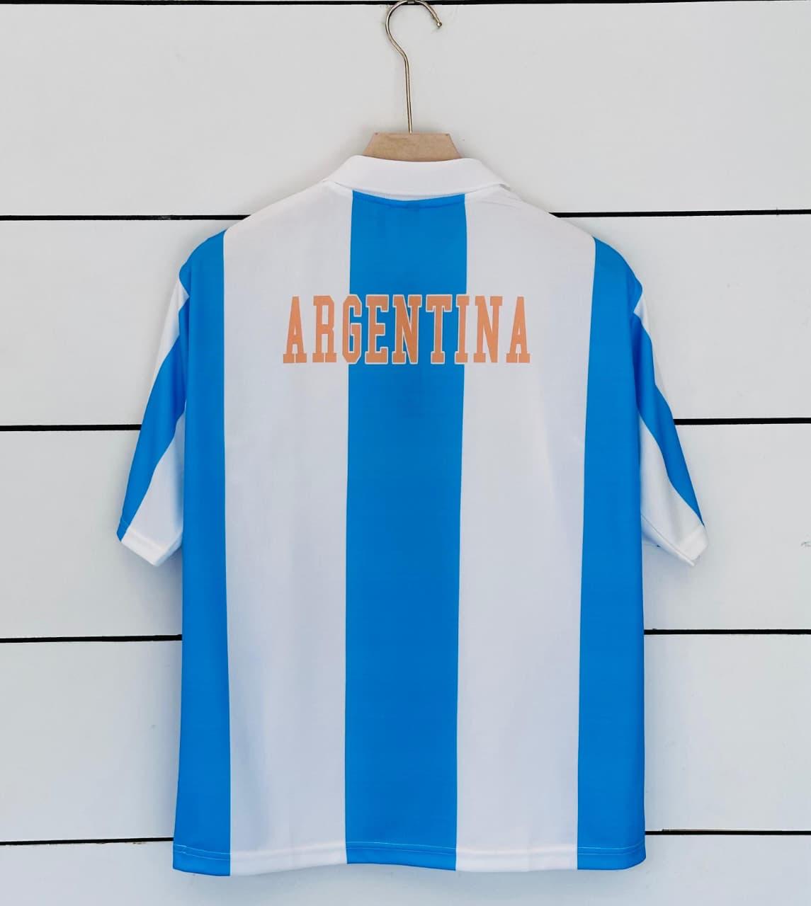 Argentina 2004-2005 Home Kit Five Sleeve Polo at vamstore | Football Jersey India