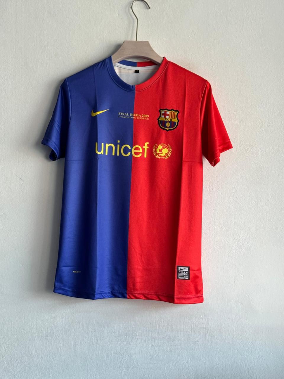 Barcelona 2009 UCL Final Kit Messi at vamstore | Football Jersey India