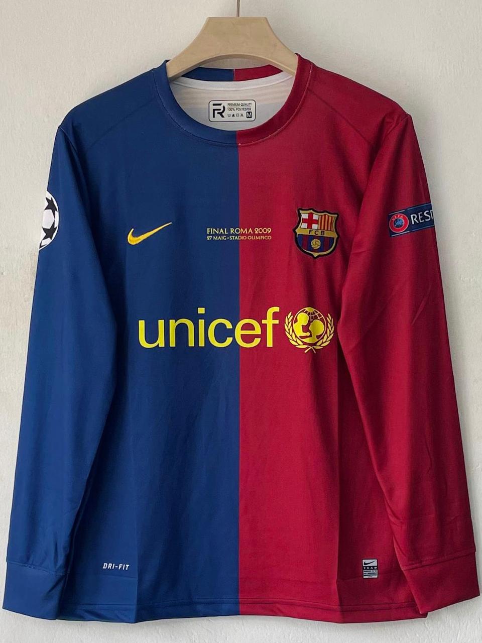Barcelona 2009 Home Kit Messi at vamstore | Full Sleeve Football Jersey India
