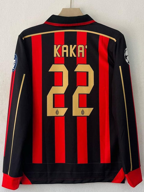 AC Milan 2006 07 Home Kit Kaka at vamstore | Full Sleeve Retro