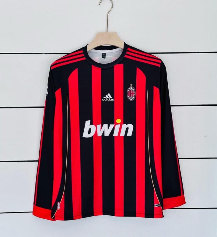 AC Milan 2006 07 Home Kit Maldini at vamstore | Full Sleeve Retro