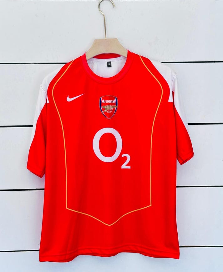 Arsenal 2004 05 Home Kit Henry 14 vamstore | Five Sleeve Retro Jersey