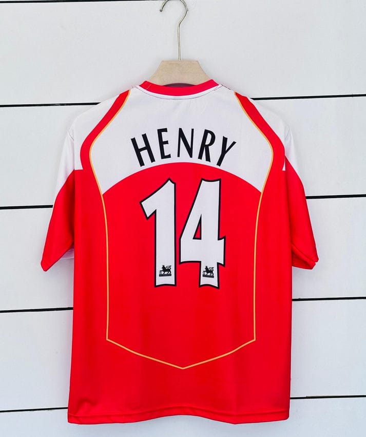 Arsenal 2004 05 Home Kit Henry 14 vamstore | Five Sleeve Retro Jersey
