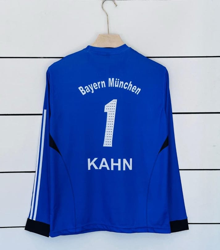 Bayern Munich 2003 04 Away Kit Oliver Kahn 1 Vintage Full Sleeve Retro Jersey | vamstore