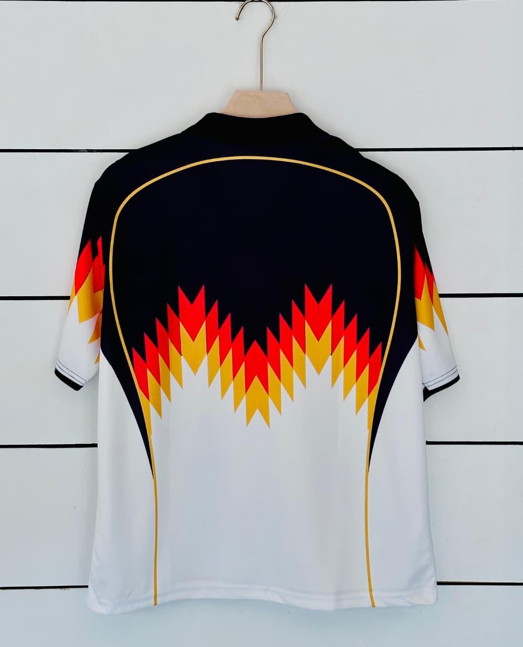 Germany Special Edition Football Jersey Flame Design Five Sleeve Polo Kit | vamstore
