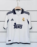 Real Madrid 1990s Retro Figo Jersey Vintage Five Sleeve Polo Kit | vamstore