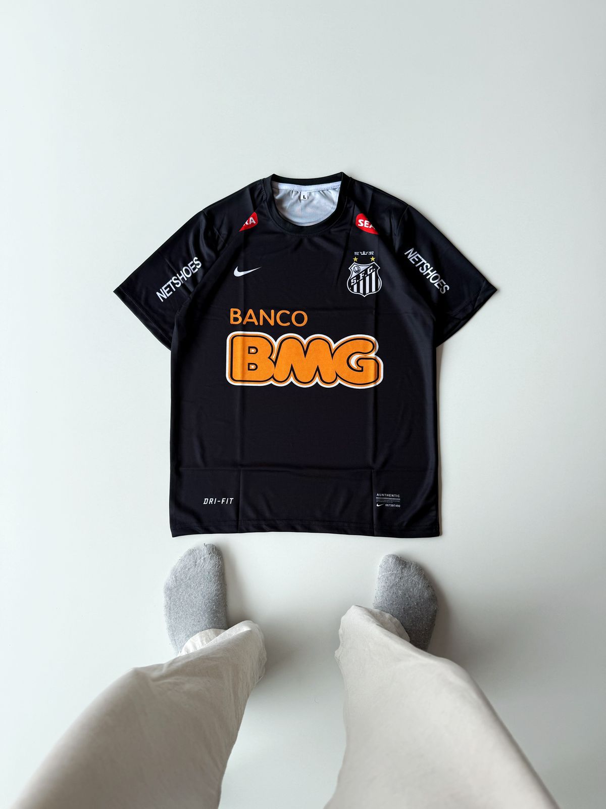 Santos 2011 12 Third Kit Neymar Jr at vamstore | Half Sleeve Retro