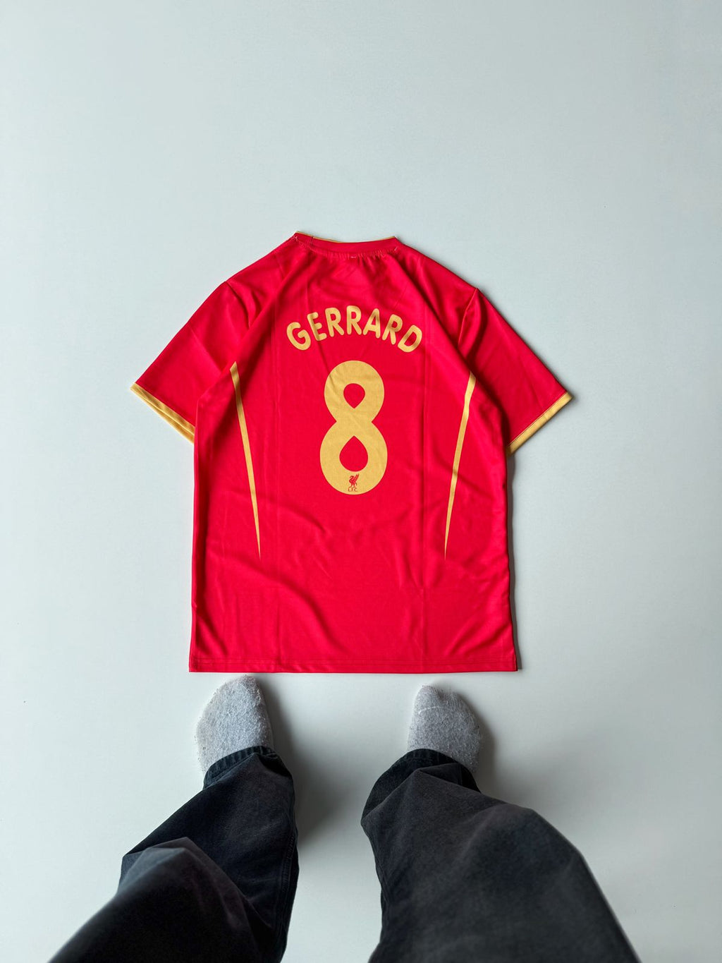 Liverpool 2004-2006 Home Kit Gerrard at vamstore | Football Jersey India
