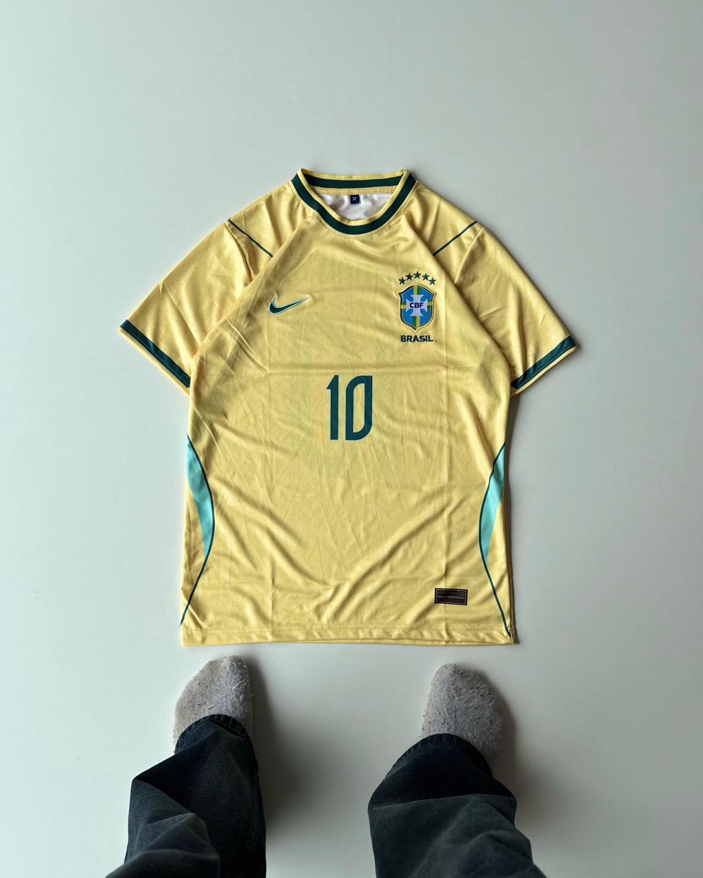 Brazil 2024 Home Kit Neymar Jr Embroidery at vamstore | Football Jersey India