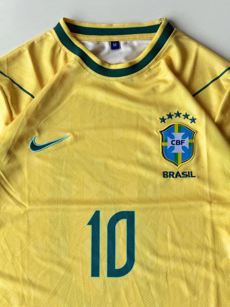 Brazil 2024 Home Kit Neymar Jr Embroidery at vamstore | Football Jersey India