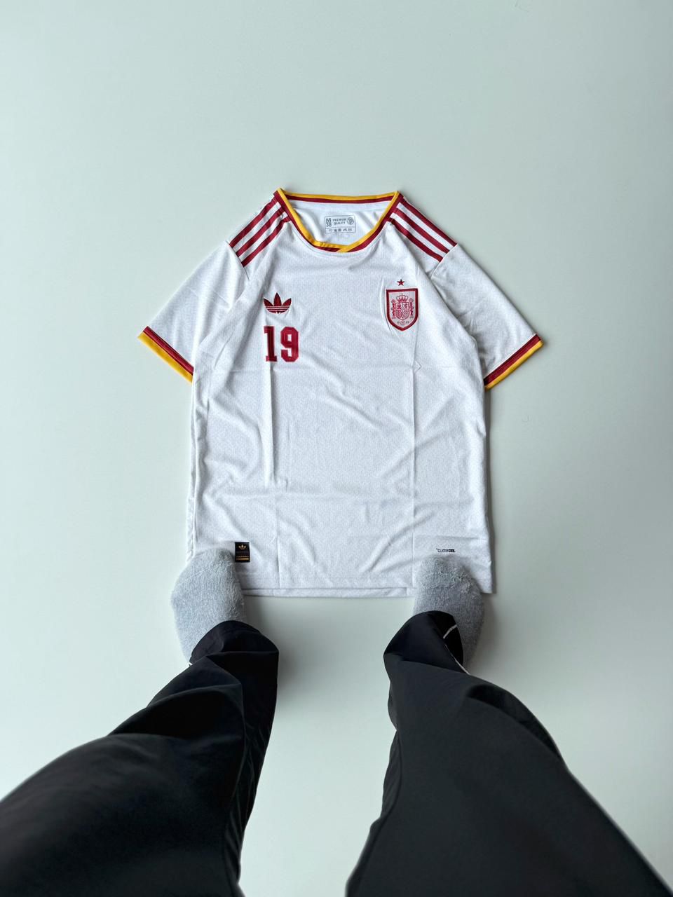 Spain 2024 Home Kit Lamine Yamal Embroidery at vamstore | Football Jersey India