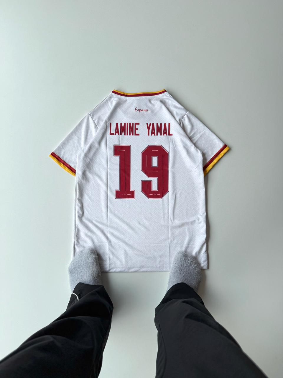 Spain 2024 Home Kit Lamine Yamal Embroidery at vamstore | Football Jersey India