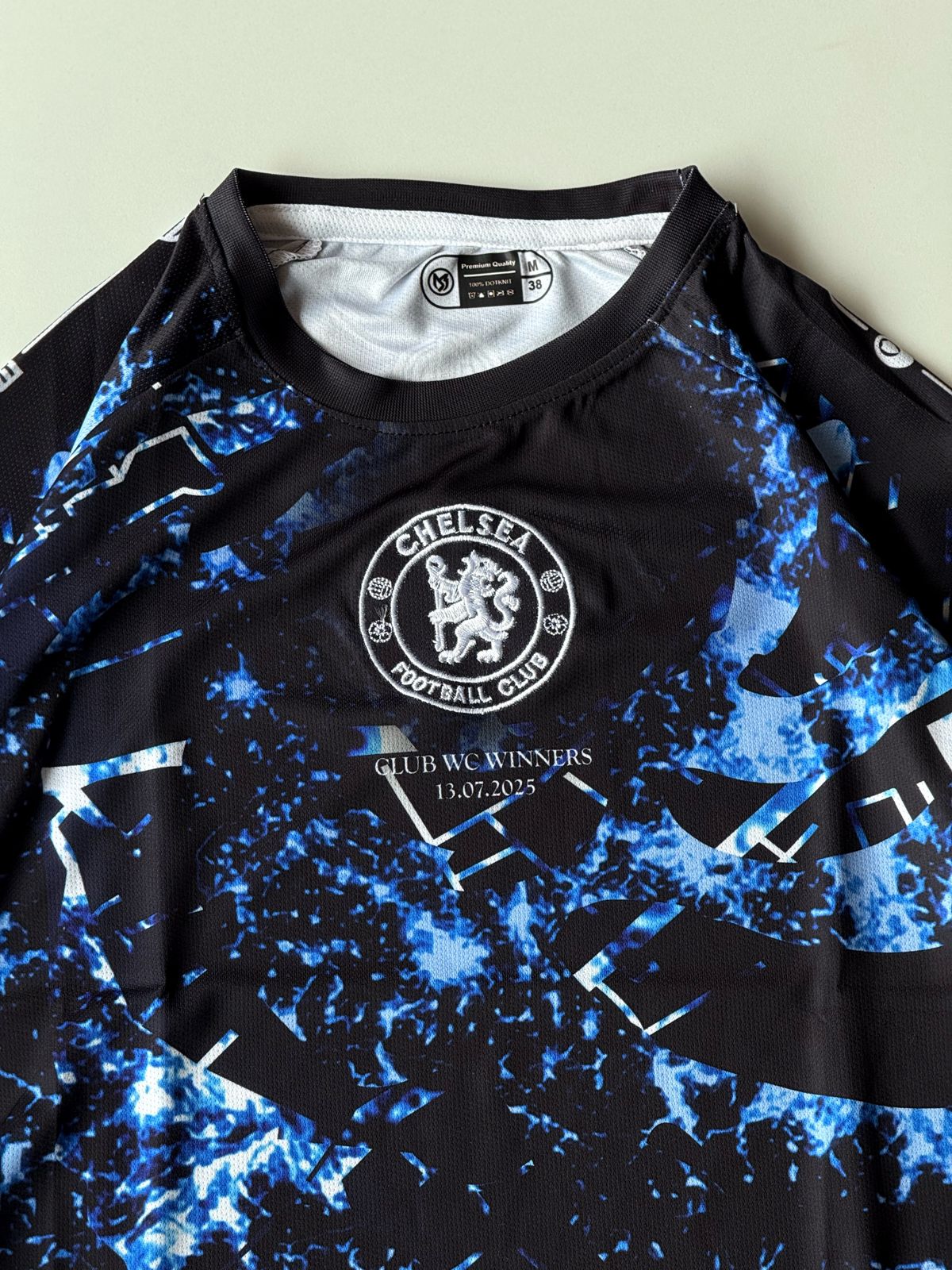 Chelsea 24-25 Special Edition Blue Flame Kit Palmer Embroidery at vamstore | Football Jersey India