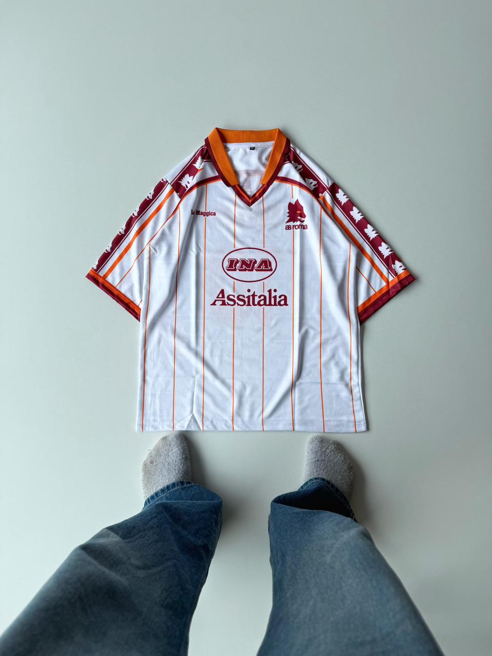 AS Roma 1997/1998 Away Kit Totti 10 at vamstore | Football Jersey India