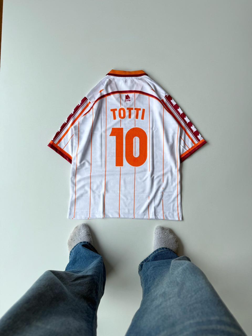 AS Roma 1997/1998 Away Kit Totti 10 at vamstore | Football Jersey India