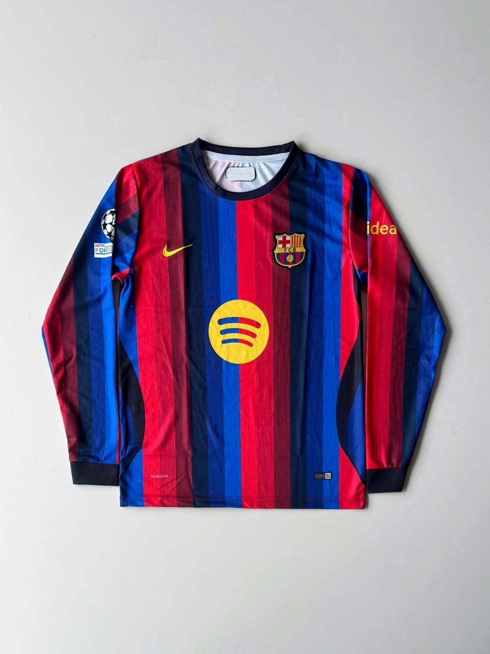 Nike Barcelona 2026/27 Long Sleeve Home Kit Jersey – Lamine Yamal #10 | vamstore Exclusive